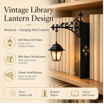 Linterna decorativa para libros
