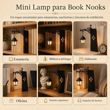 Linterna decorativa para libros