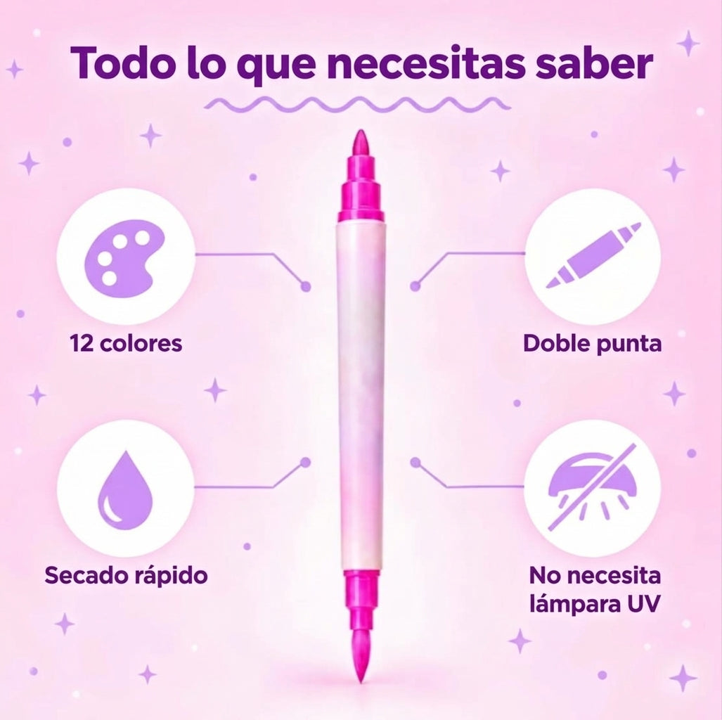 Rotuladores pinta uñas